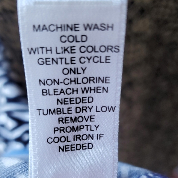 Cato Navy and White Tunic Top - Picture 13 of 13